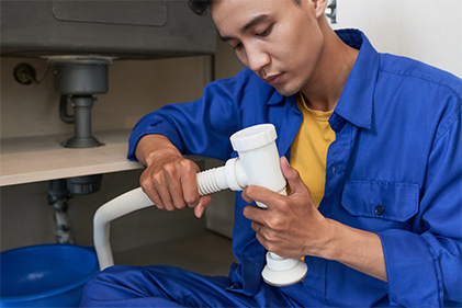 Water filter and drain cleaning Faucet installation