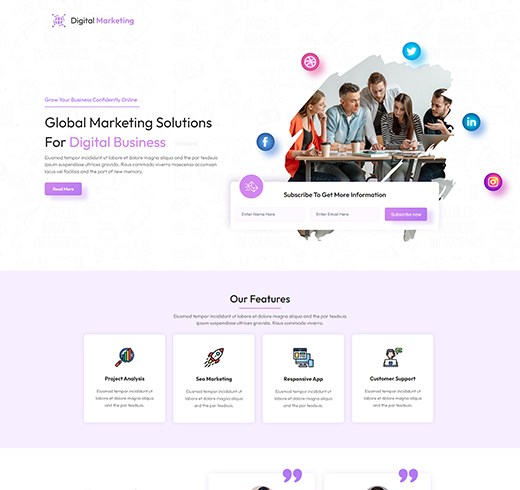 Landing Page