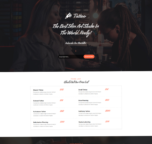 Landing Page