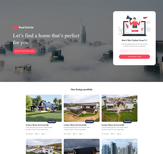 Landing Page