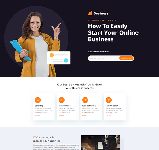 Landing Page