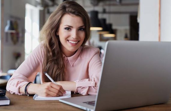 Woman Wearing light pink Long Sleeve Shirt