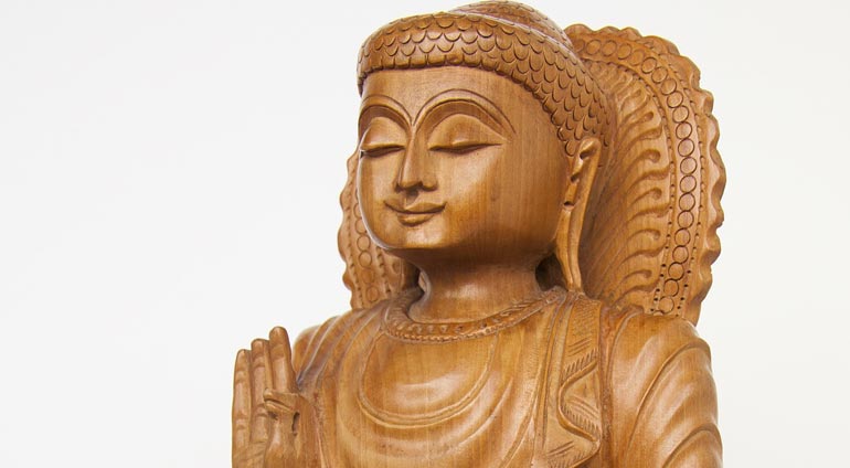 Buddha Smiling Sculpture