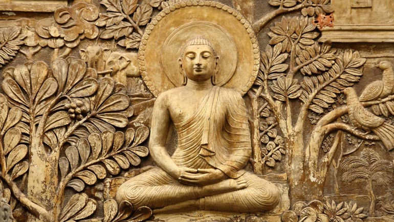 Beautiful Buddha Wooden Craft
