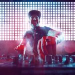 Playing DJ in party