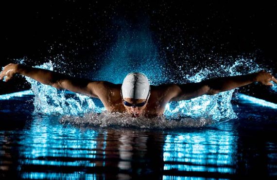 My weapon is my body  My element is water My world is swimming
