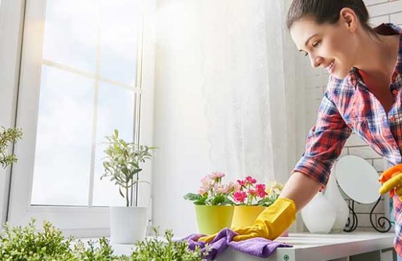 How to clean a living room in few minutes