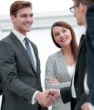 Business Meeting in Companies office