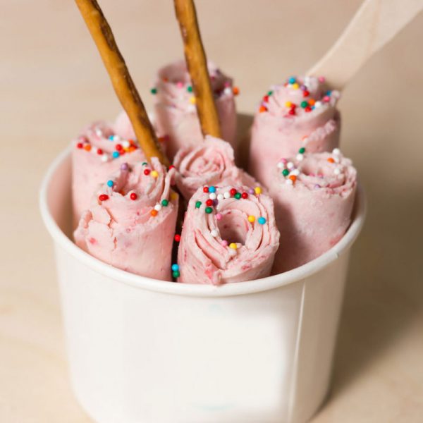 Strawberry Rolls with Chocolate Chips