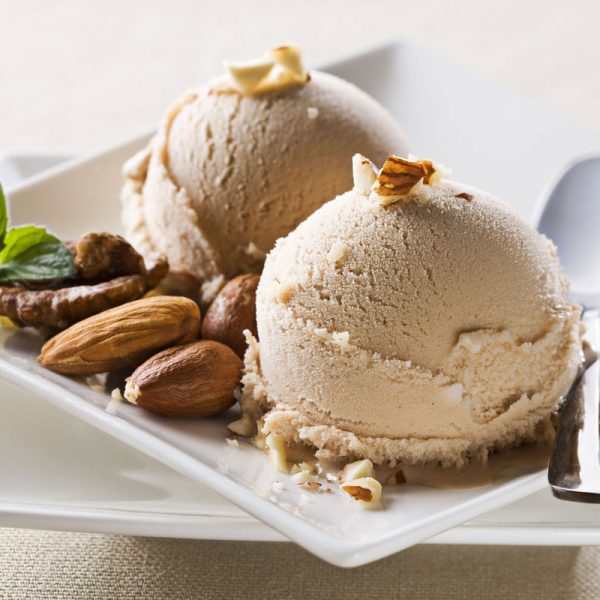 Almond and Volnet Ice Cream