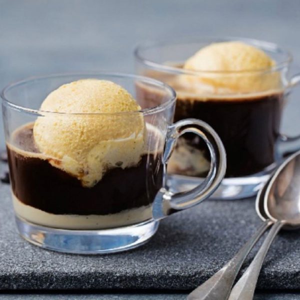 Black Coffee with Ice Cream