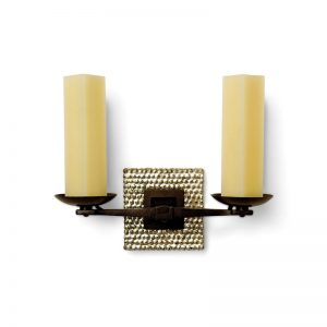 Metallic body Wall Candle Stand
