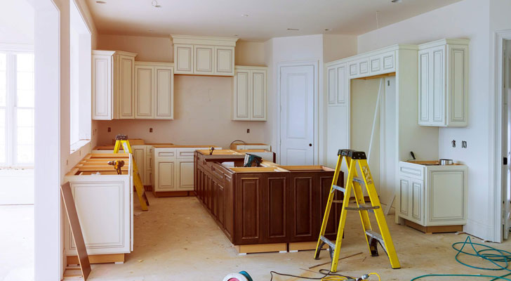 Kitchen With New Marble