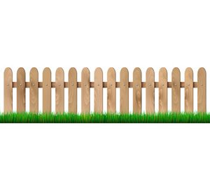Semi Wood Fence