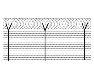 Barbed wire vector