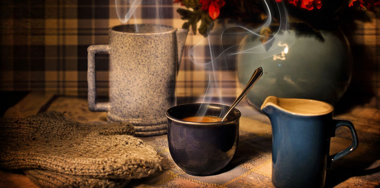 Hot Coffee with different Cup
