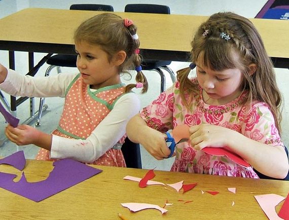 We learn paper craft activity