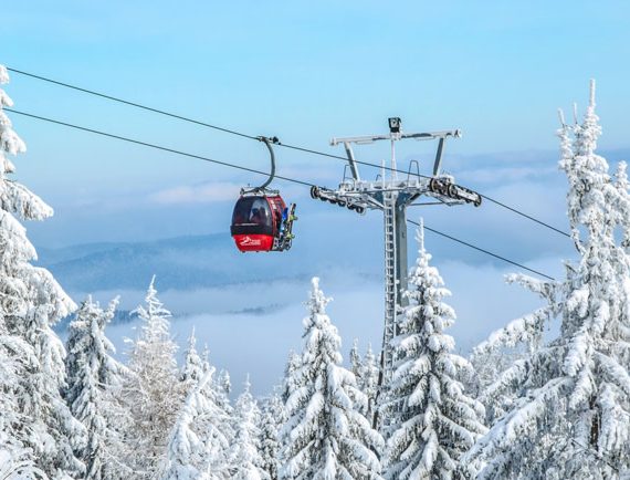 Ski resort Winter in the Mountains