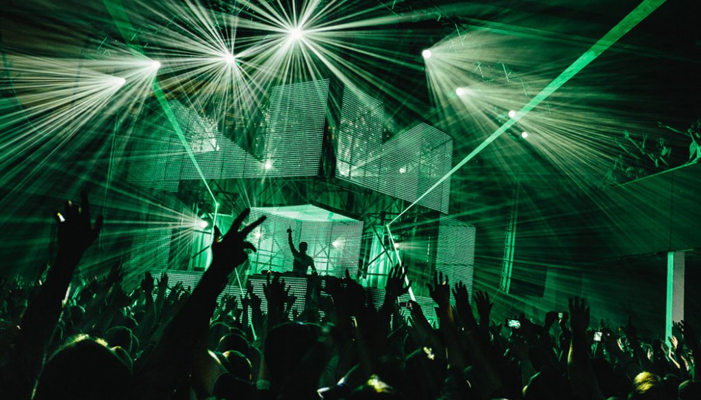 Backstage at coachella