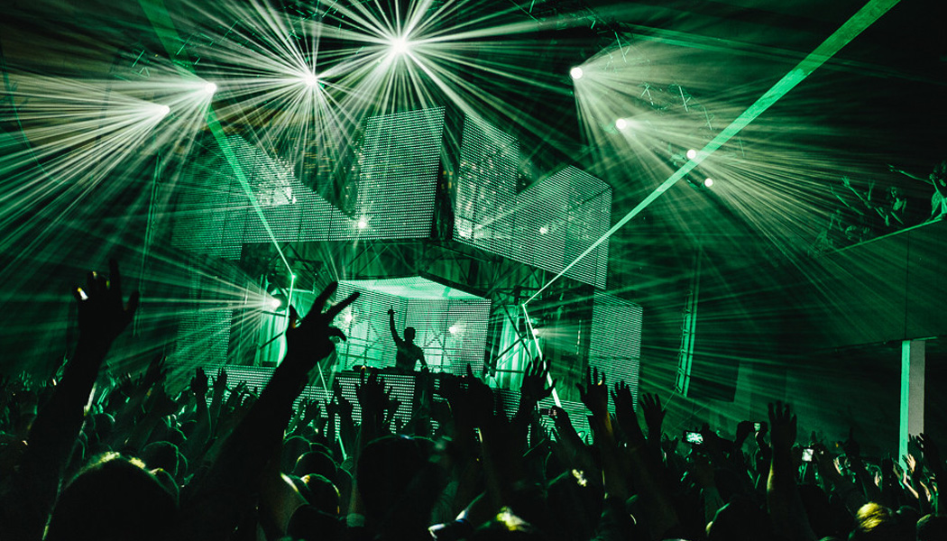 Backstage at coachella